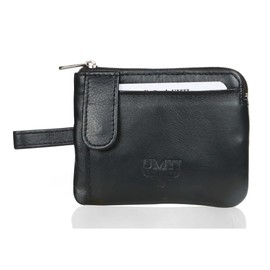 Avanco Key Case 23 (150A) Leather Key Case with 2 Rings Hooks, black, Key case