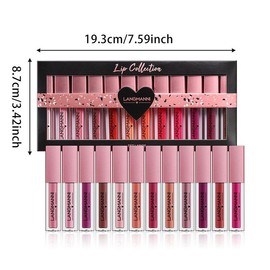 Long Lasting Lip Gloss Set, 12pcs Glossy Tinted Moisturizing Lip, Hydrating Glossy Lip Glaze Stick, Plumping Lip Oil Lip Stick for All Occasions Makeup for Girls and Women