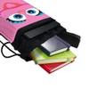 LOGOVISION Sesame Street Abby Cadabby Face Drawstring Backpack Sports Bag