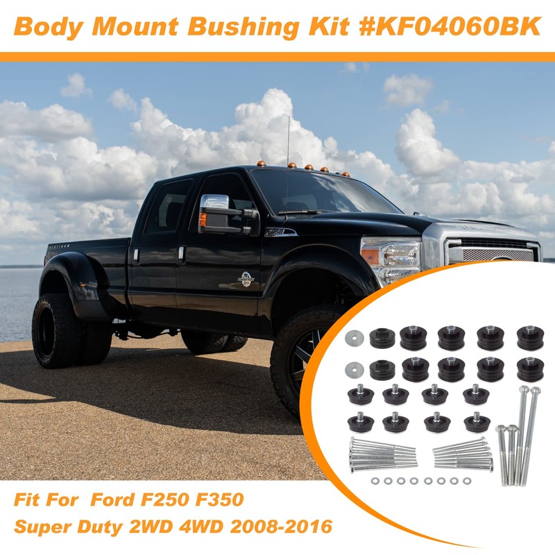 iKer Body Mount Bushing Kit Compatible with Ford F250 F350