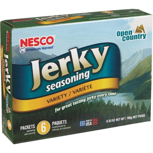 NESCO BJV-6, Jerky Spice Works, 3 Flavors Variety Pack, Packaging May Vary