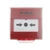 Alnicov Resettable Call Point with Alarm Sounder Lift Cover Protector,