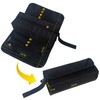 Copechilla tool roll canvas with tool bag small,black,1680D material high