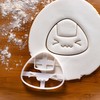 Set of 2 Onigiri Cookie Cutters (Shapes: Nervous & Happy),