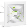 SL-JIJI 9x9 Inch Bathroom Fan Cover, Exhaust Fan Grille Replacement,