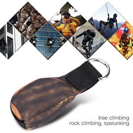 Tihebeyan Outdoor Sports Arborist Tree Rock Throw Weight Bag Climbing Spelunking Rope Throwing Weight Bag Rigging Arborist Climbing Equipment