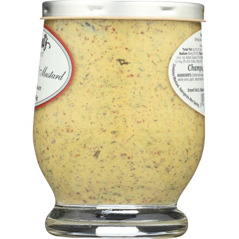 BRASWELLS Champagne Dill Mustard, 9 OZ