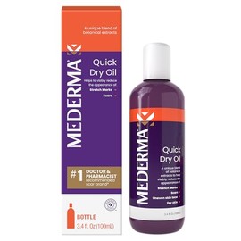 Mederma Quick Dry Oil, Scar and Stretch Mark Treatment, Helps to Improve the Appearance of Scars and Stretch Marks, with Natural Botanical Extracts,  