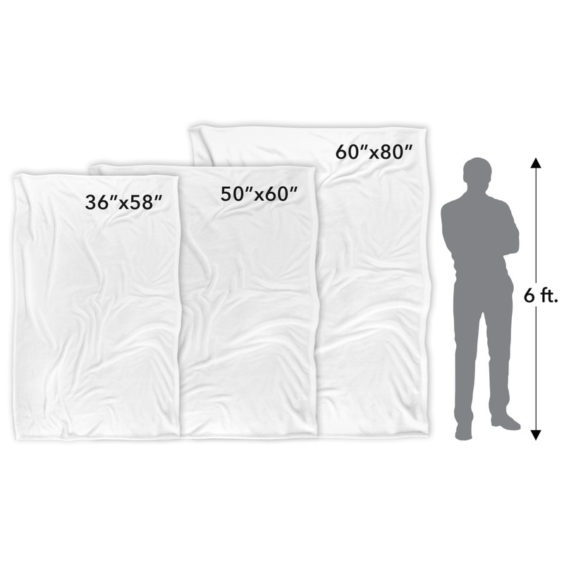 Dungeons & Dragons Blanket, 60"x80" Dice Pattern Silky Touch Super