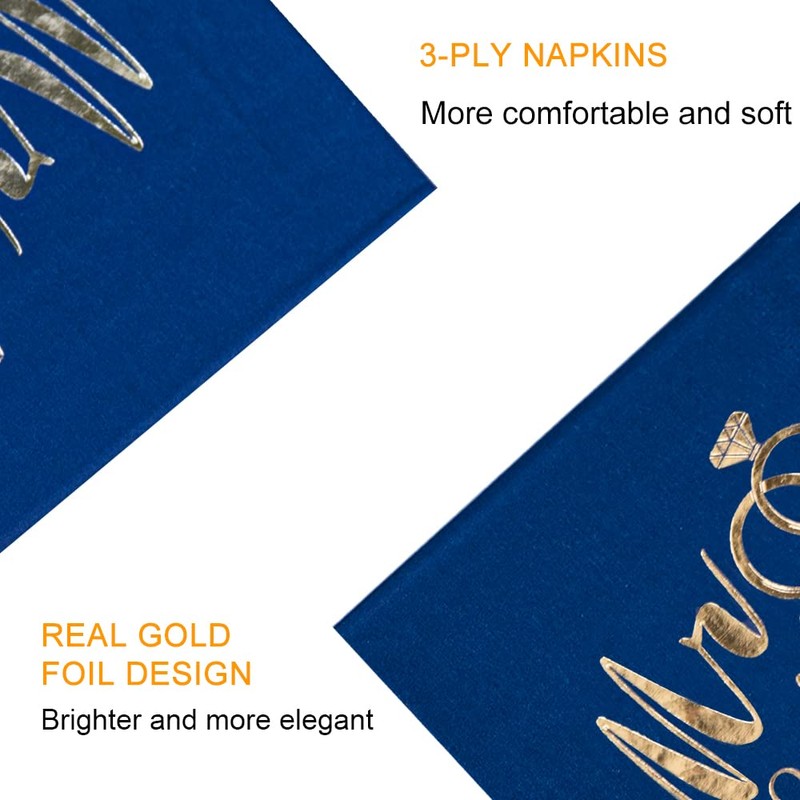 Livebe Paquete de 100 servilletas de cóctel de papel con