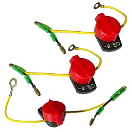 HRuiRed 3 Pack On Off Engine Stop Kill Switch for Honda GX120 GX160 GX200 GX240 GX270 GX340 GX390 Re 36100-ZE1-015 36100-883-005