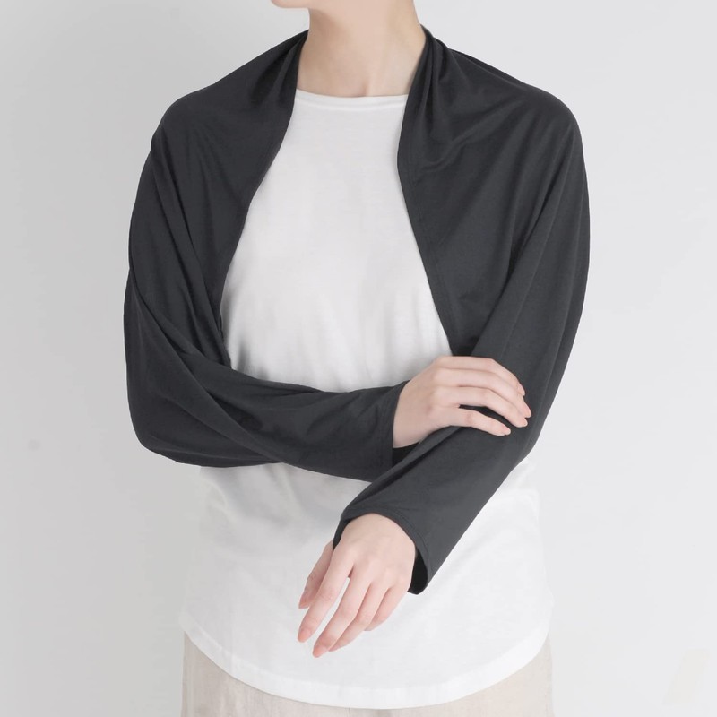 Shirokuma No Kimochi YHBO-501 Bolero Cooling Bolero, Black, Free