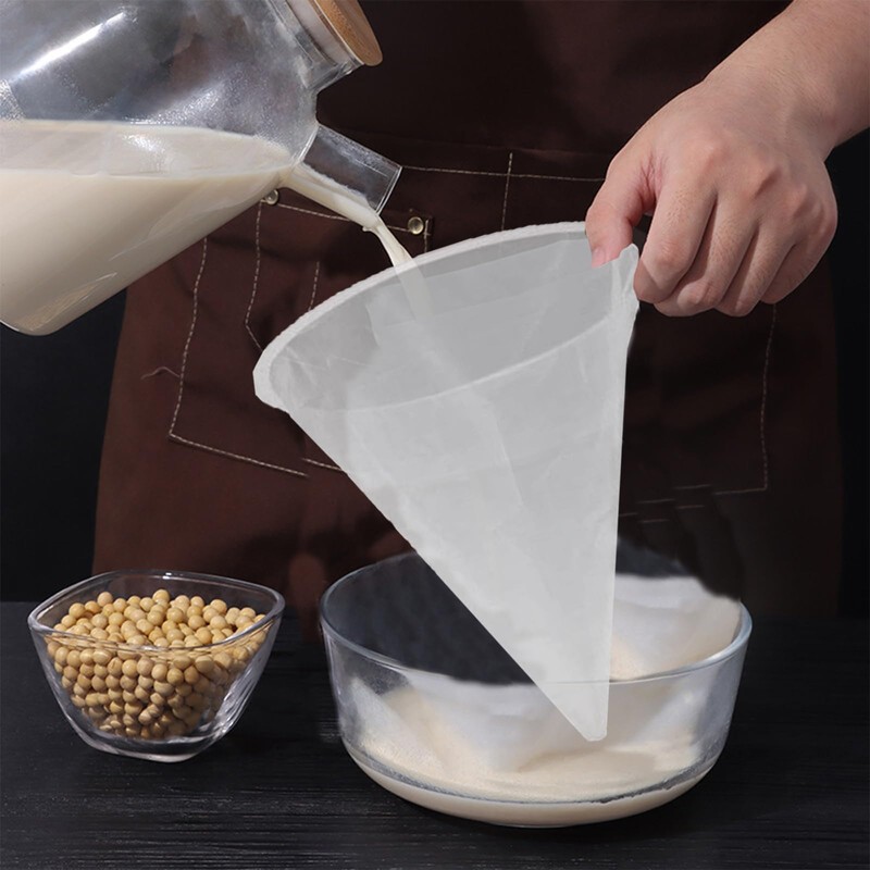 Bustlwor Pack of 4 Honey Strainer Nylon, Ultra Fine Funnel
