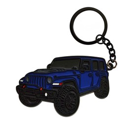 BENDCOKO Car Keychain Compatible with Wrangler Accessories,Metal Key Chain,Enamel Keychain for Decoration or Gift