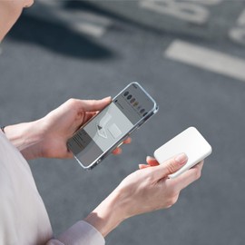 Kintion LED Pocket Mirror, Rechargeable 3 Color Lighting 1X/3X Magnification and Dimmable Compact Mirror, Portable Size Wallet Mirror, Lighted Travel Mirror for Women Gifts, White