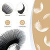 LASHVIEW Ellipse Flat Eyelash Extension,Flat Eyelash Extension supplies,Individual Lashes,0.15mm C