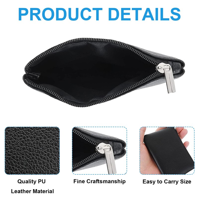 Women's Small Wallet, Small Purse for Women, black, Stylish and