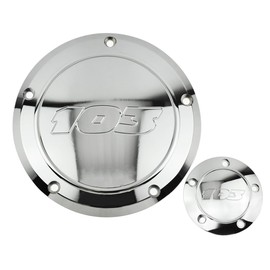 Motorcycle 103 Derby Cover Timing Points Cover Set Fit for Harley Dyna Softail Touring 1999-2017 Chrome