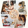 Large Capacity Travel Makeup Bag, Woven Leather Makeup Bag, Waterproof