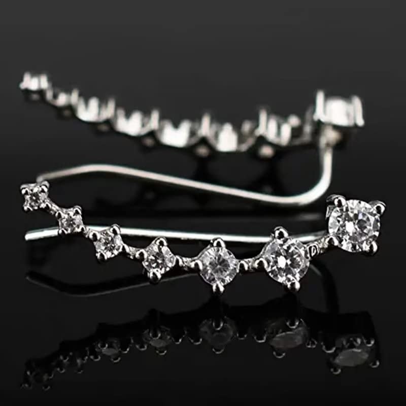 ASFKIPMF 7 Star Ear Cuffs Climber Earrings Ear Cuffs Climber