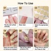 MRSCOL 300pcs (10 Sheets) Nail Stickers for Press ons,15 Sizes