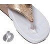 5 Pairs Clear Silicone Thong Sandal Toe Guards Cushions Sandal