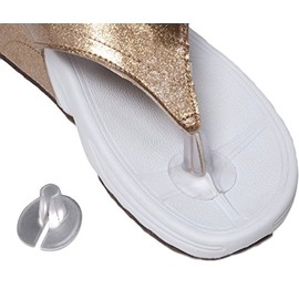 5 Pairs Clear Silicone Thong Sandal Toe Guards Cushions Sandal Flip-Flop Toe Protectors