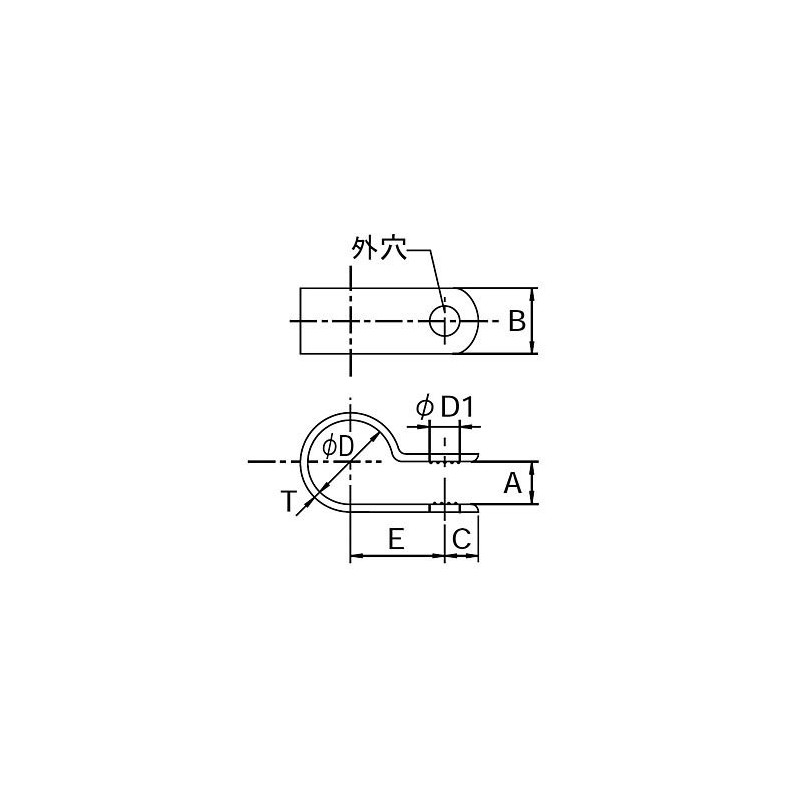 Tie Tons Nylon Clip AB – N 100 Pcs
