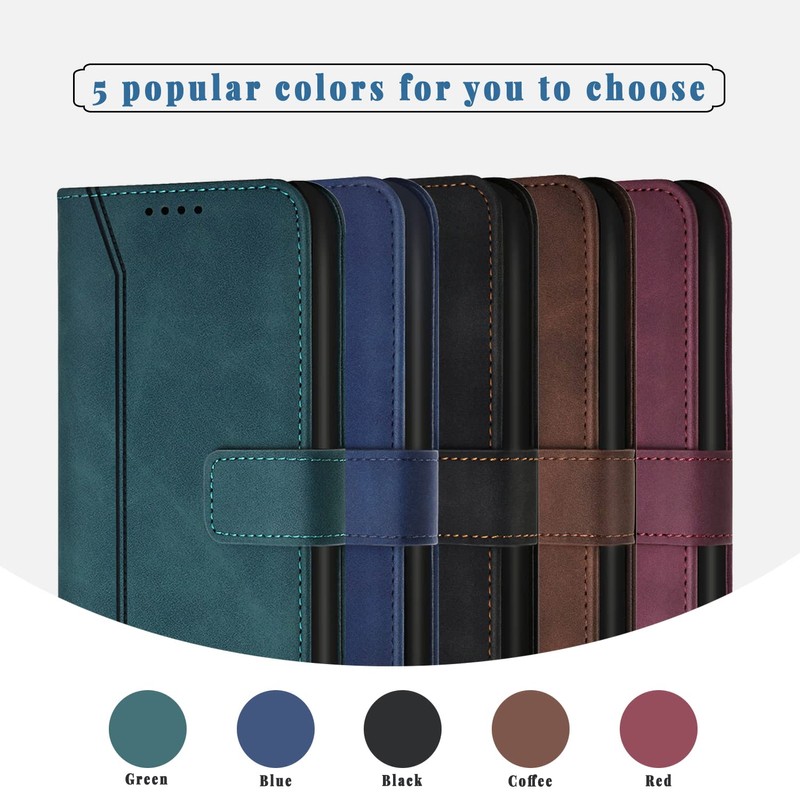 Bravoday Honor 70 Case, PU Leather Flip Case with Card
