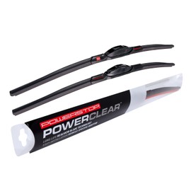POWERSTOP PowerClear – PCK-2615-1 - Front 26" + 15" Windshield Wiper Blade Set, J-Hook Type For Mazda CX-50 [Model Specific]