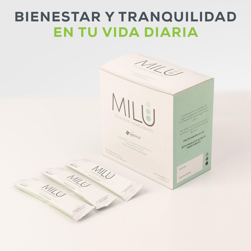 MILU | Colageno Hidrolizado Puro con Magnesio y Vitamina C