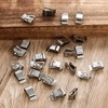 100 Pcs Stainless Steel Cable Clips S Clip Metal Trailer