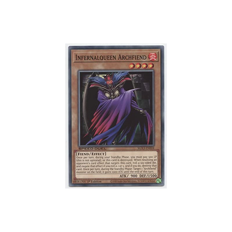 Infernalqueen Archfiend - SGX3-ENE04 - Common - 1st Edition