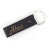 "Ahoi" key ring made of genuine leather, with high-quality key