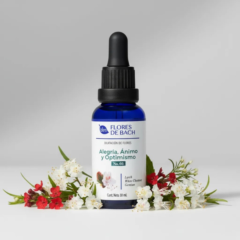 Flores Bach Blen Alegría Ánimo Optimismo 30ml Orgánico Puro