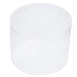 Yencoly Cubierta de protección de cría de alimentación de Coral Transparente, Cubierta de alimentación de Coral Transparente de acrílico Camarones Anti-alimentación para Acuario pecera(120mm)