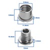 LT Easiyl 10 Pieces Chainring Bicycle Bolts Chainring Bolts Crank