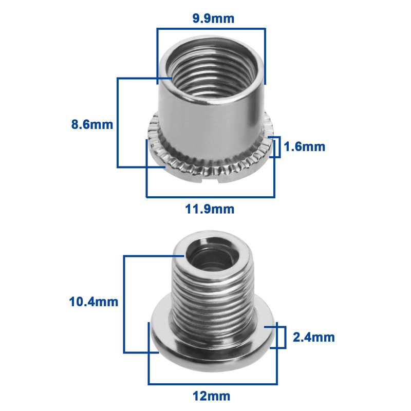 LT Easiyl 10 Pieces Chainring Bicycle Bolts Chainring Bolts Crank