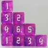 10 PC D6 dice 16mm Acrylic Dice Set for RPG