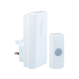 Byron DB302 30m Wireless Plug-In Door Chime Kit with 1 Sound