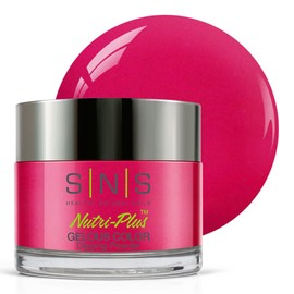 SNS Nail Dip Powder, Gelous Color Dipping Powder - Finesse (Pink, Red/Magenta, Cream) - Long-Lasting Dip Nail Color Lasts 14 Days - Low-Odor & No UV Lamp Required - 1oz