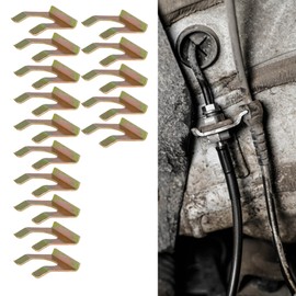 15 Pieces Brake Line Clips Metal Brake Line Retainer, Brake Hose Retaining Clip, U Shaped Brake Hose Clips, Metal Brake Line Clips, Brake Hose Lock Fit for Cars Trucks Vehicles Parts