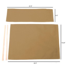 Replacement Cover Canvas for Director's Chair (Flat Stick) (Khaki/Tan)