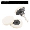 30 Pcs of 2" Commpressed Wool Fabric Qc Disc Polishing