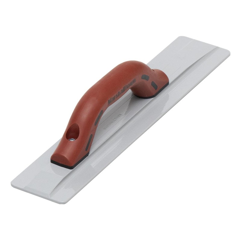 MARSHALLTOWN 16 Inch Beveled End Magnesium Hand Float, Concrete, DuraSoft