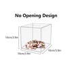 Clear Acrylic Money Box Not to Open 10 x 10