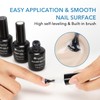 GazePlus Builder Nail Gel, 15ml 10-in-1 Clear Builder Gel for