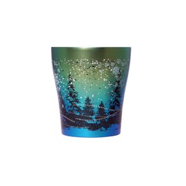 HORIE T15SK250GR Tsubame Niigata Prefecture Titanium Double Wall Tumbler, 8.5 fl oz (250 cc), Snow Flower, Green