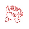 Kool Aid Man Giving the Finger Vinyl Decal (White, 7")
