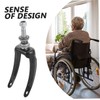 PACKOVE 2Pcs Wheelchair Front Wheel Bracket Sturdy Wheelchair Accessory for